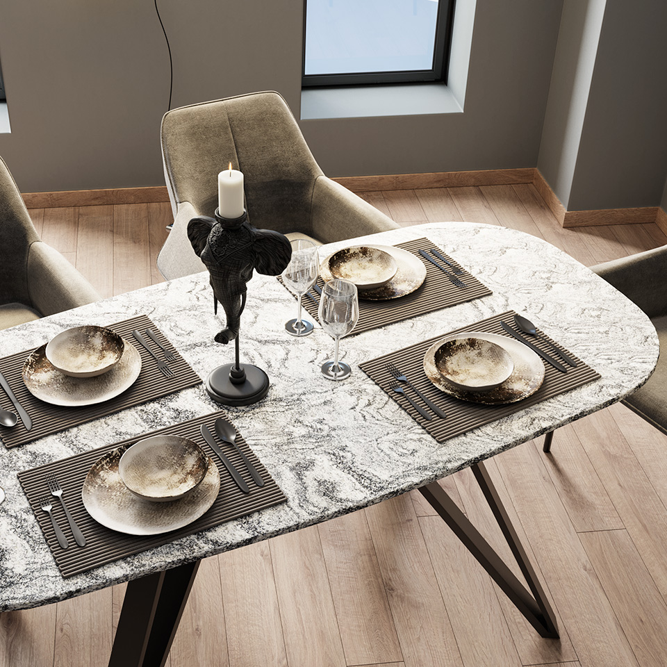 Matériaux de table design