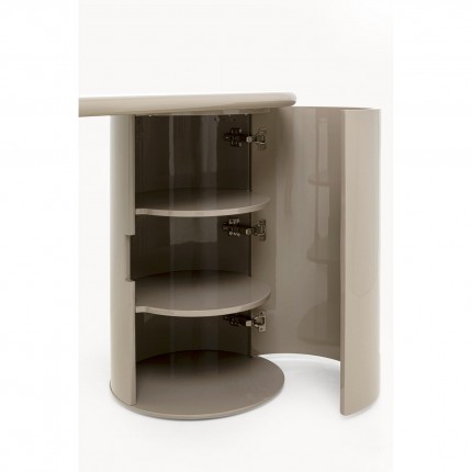 Bureau Groove taupe 120x50cm Kare Design