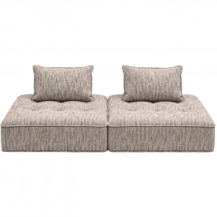Canapé Portofino 2 places gris Kare Design