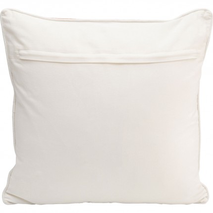 Coussin Arty orange et blanc Kare Design