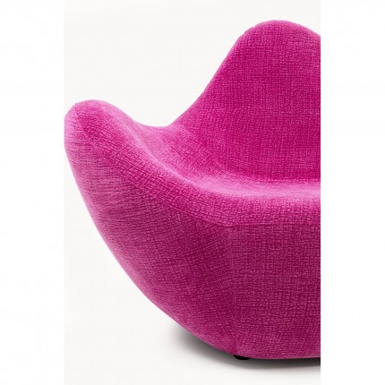 Fauteuil Glow Wave violet Kare Design