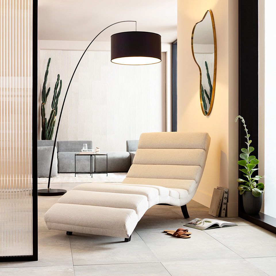Chaise longue design KARE