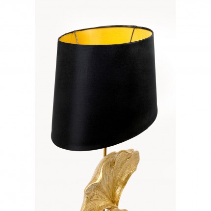 Lampadaire feuilles de ginkgo 129cm dorées Kare Design
