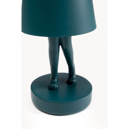 Lampe Animal lapin LED 29cm bleue Kare Design