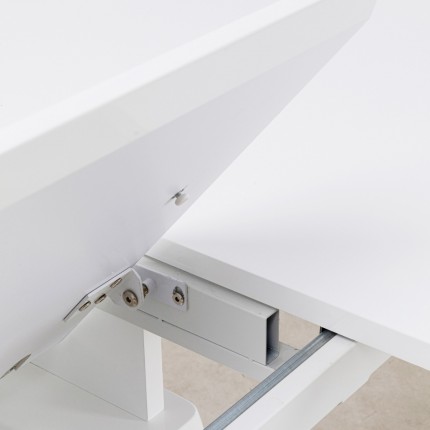 Table à rallonge Benvenuto rectangle blanche Kare Design
