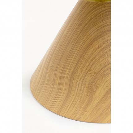 Table basse Cono Travertino 70cm chêne Kare Design