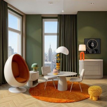 Table Terry 140x120cm Kare Design