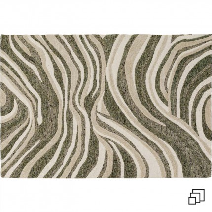 Tapis Shape Wave Kare Design