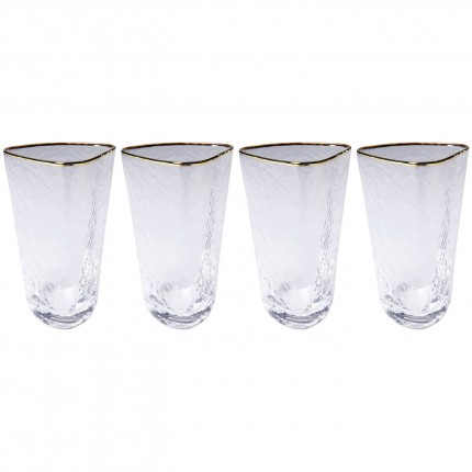 Verres hauts Hommage set de 4 Kare Design